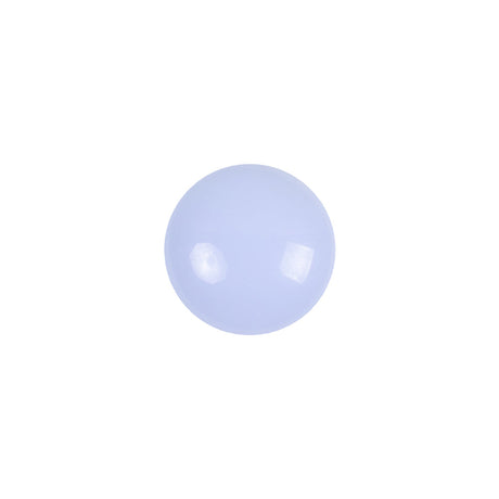 European Light Blue Self Back Glass Button - 20L/12.5mm