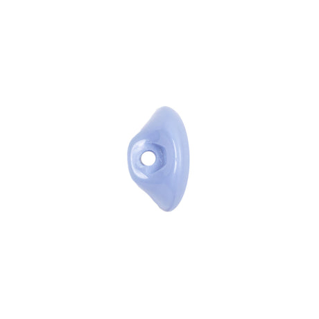 European Periwinkle Self Back Glass Button - 20L/12.5mm