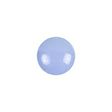 European Periwinkle Self Back Glass Button - 20L/12.5mm