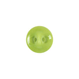 European Green Self Back Glass Button - 20L/12.5mm