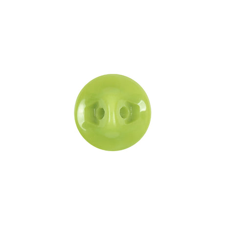 European Green Self Back Glass Button - 20L/12.5mm