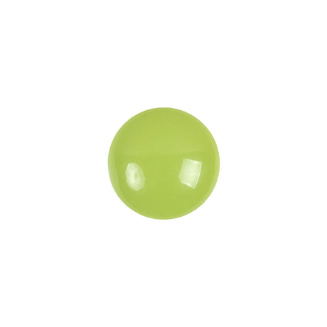 European Green Self Back Glass Button - 20L/12.5mm