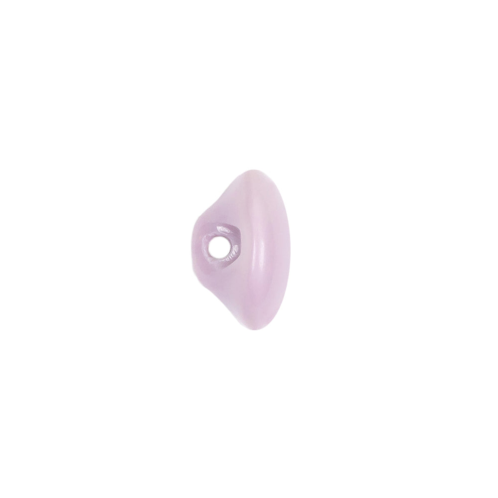 European Dark Lilac Self Back Glass Button - 20L/12.5mm