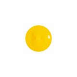 European Yellow Self Back Glass Button - 20L/12.5mm
