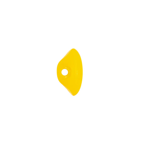 European Yellow Self Back Glass Button - 20L/12.5mm