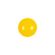 European Yellow Self Back Glass Button - 20L/12.5mm