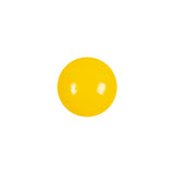 European Yellow Self Back Glass Button - 20L/12.5mm