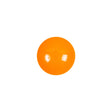 European Orange Half Domed Self Back Glass Button - 20L/12.5mm