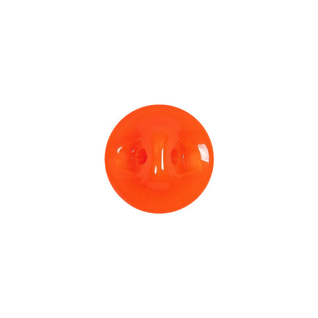 European Red Half Domed Self Back Glass Button - 20L/12.5mm