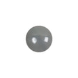 European Dark Gray Half Domed Self Back Glass Button - 20L/12.5mm