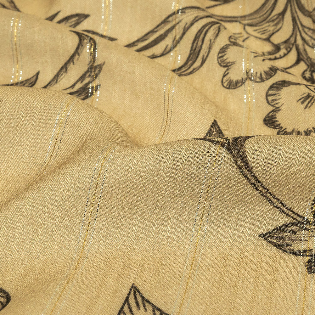 Mood Exclusive Joy of Juliet Metallic Pinstriped Viscose Dobby