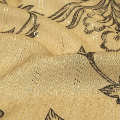 Mood Exclusive Joy of Juliet Metallic Pinstriped Viscose Dobby