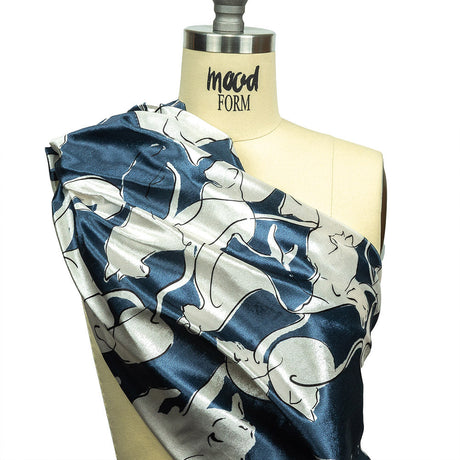 Mood Exclusive Catnap Couture Polyester Velour