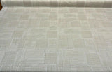 Swavelle Mill Creek Cross Back Backed Woven Polyester Fabric - White Ivory Beige, 56" Width (1 Yard)