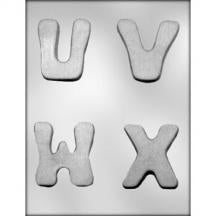 U-V-W-X Chocolate Mold
