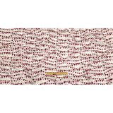 Sustainable Viscose Woven Print - White and Purple Triangle Strands - Mood Exclusive Pennant Party