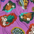 Sustainable Viscose Woven Print - Lavender Herb Cutout Floral Icons - Mood Exclusive Matisse's Muse
