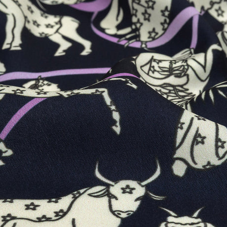 Mood Exclusive What's Your Sign Polyester Crepe