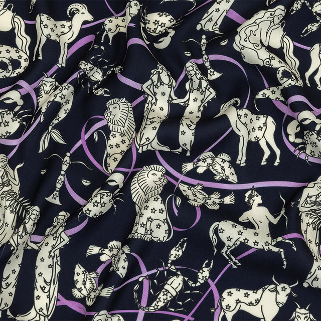 Mood Exclusive What's Your Sign Polyester Crepe