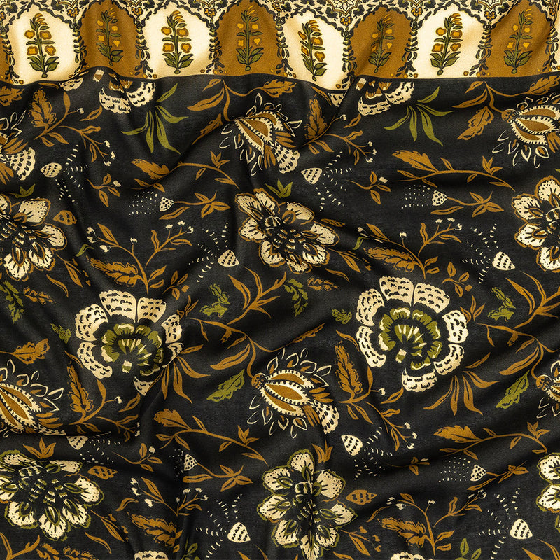 Mood Exclusive Dragon's Delight Viscose Georgette Panel