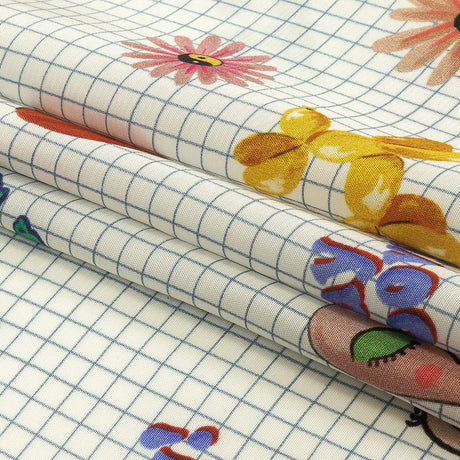 Mood Exclusive White Flash Sheet Viscose Poplin