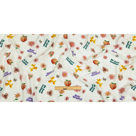 Mood Exclusive White Flash Sheet Viscose Poplin