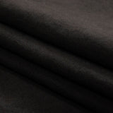 Black Wrinkled Look Stretch Polyester Woven