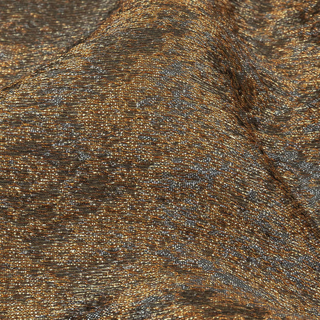Pegasus Gold, Copper and Gunmetal Mottled Luxury Brocade