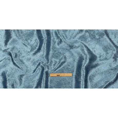 Pegasus Pale Blue and Slate Mottled Luxury Brocade