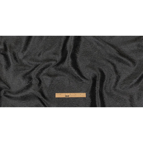 Pegasus Black Mottled Luxury Brocade