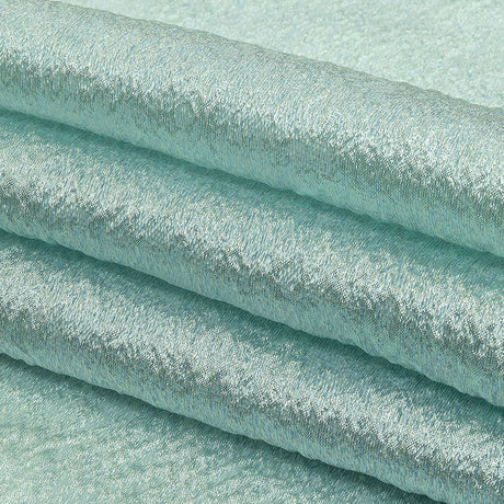 Ice Blue and White Mottled Luxury Brocade