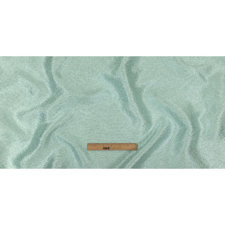 Ice Blue and White Mottled Luxury Brocade