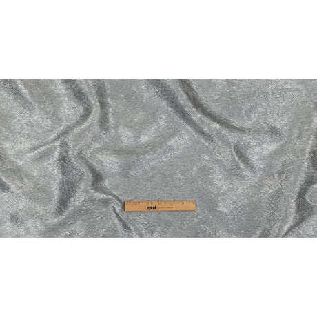 Pegasus Silver Mottled Luxury Brocade
