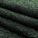 Astrolabe Metallic Evergreen and Navy Crinkled Luxury Brocade with Black Backing