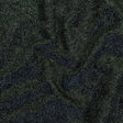 Astrolabe Metallic Evergreen and Navy Crinkled Luxury Brocade with Black Backing