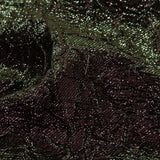Astrolabe Metallic Olive and Wine Crinkled Luxury Brocade with Black Backing
