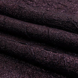 Astrolabe Metallic Navy and Purple Crinkled Luxury Brocade with Black Backing