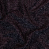 Astrolabe Metallic Navy and Purple Crinkled Luxury Brocade with Black Backing