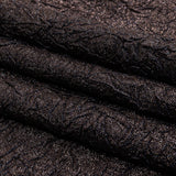 Astrolabe Metallic Navy and Copper Crinkled Luxury Brocade with Black Backing