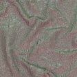 Astrolabe Metallic Seafoam and Pink Crinkled Luxury Brocade with White Backing