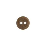 Tan and Beige Plastic 2-Hole Tire Rim Button - 18L/11.5mm
