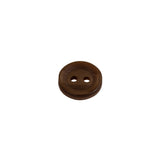 Shimmering Golden Brown 2-Hole Plastic Button - 18L/11.5mm