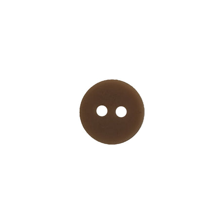Shimmering Golden Brown 2-Hole Plastic Button - 18L/11.5mm