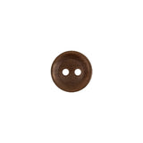 Shimmering Golden Brown 2-Hole Plastic Button - 18L/11.5mm