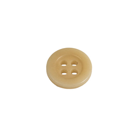 Beige 4-Hole Plastic Button - 20L/12.5mm