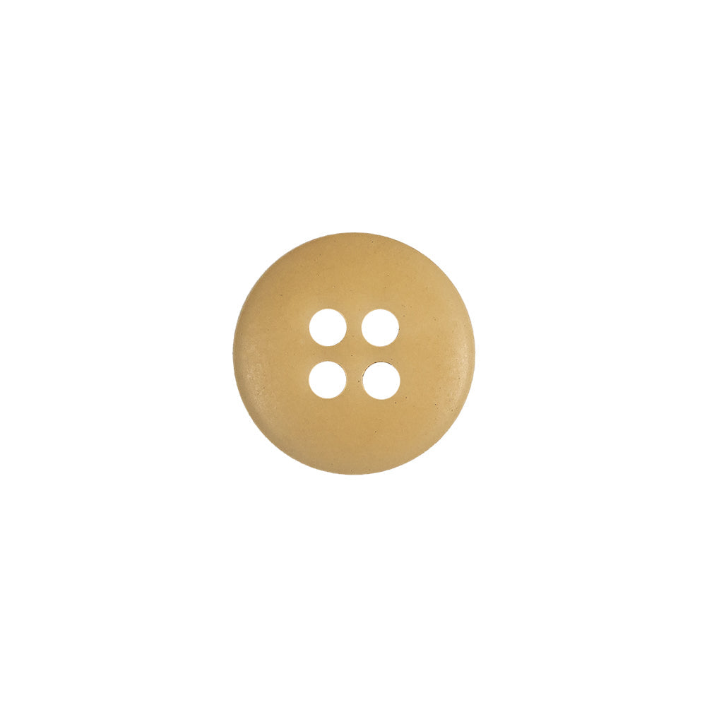 Beige 4-Hole Plastic Button - 20L/12.5mm