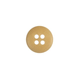 Beige 4-Hole Plastic Button - 20L/12.5mm