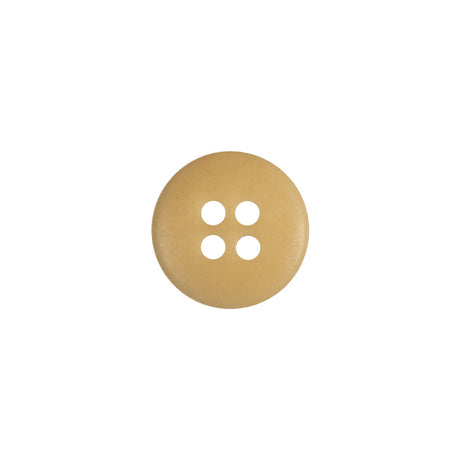 Beige 4-Hole Plastic Button - 20L/12.5mm