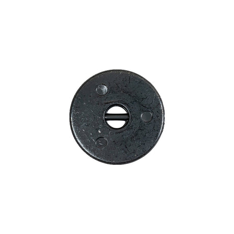 Pewter Textured Narrow Rim 2-Hole Metal Button - 25L/16mm