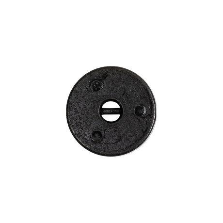 Antique Brass Textured Narrow Rim 2-Hole Metal Button - 25L/16mm